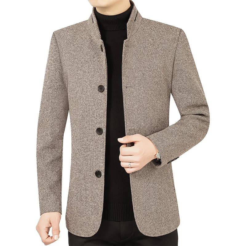 New Men Business Casual Woolen Blazers