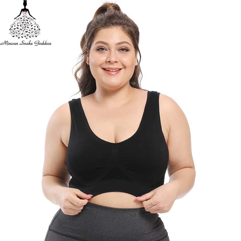 Pad Seamless Bra Big Size 5XL 6XL Push Up Bralette Bras For Women Vest Wireless Active Brassiere