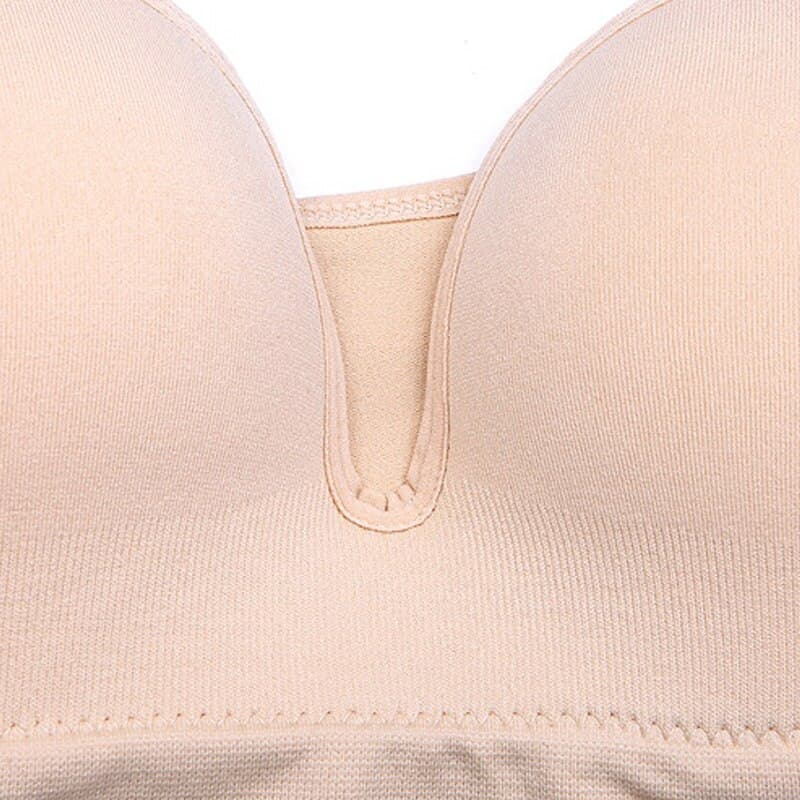 Women Lingerie Solid Bra Seamless Push Up Cotton Tops Bralette Brassiere Wireless Sports Vest Underwear