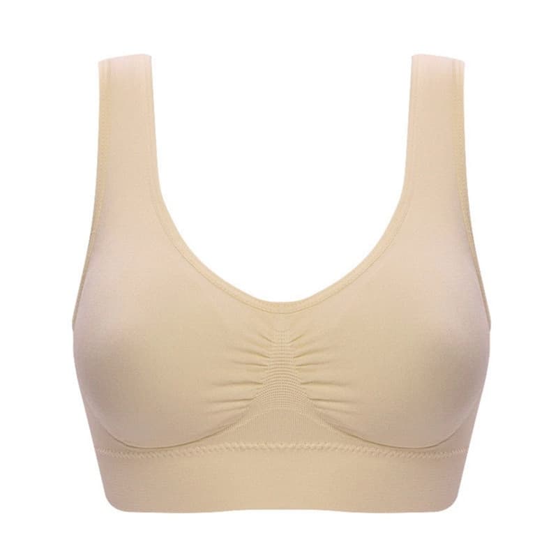 Women Lingerie Solid Bra Seamless Push Up Cotton Tops Bralette Brassiere Wireless Sports Vest Underwear