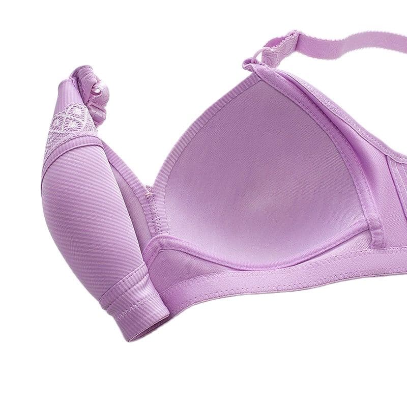 Big breast Women Underwear Bra Big Size Hot Wire Free Thin Soft Wire Less Bralette Unpadded Push Up Bra