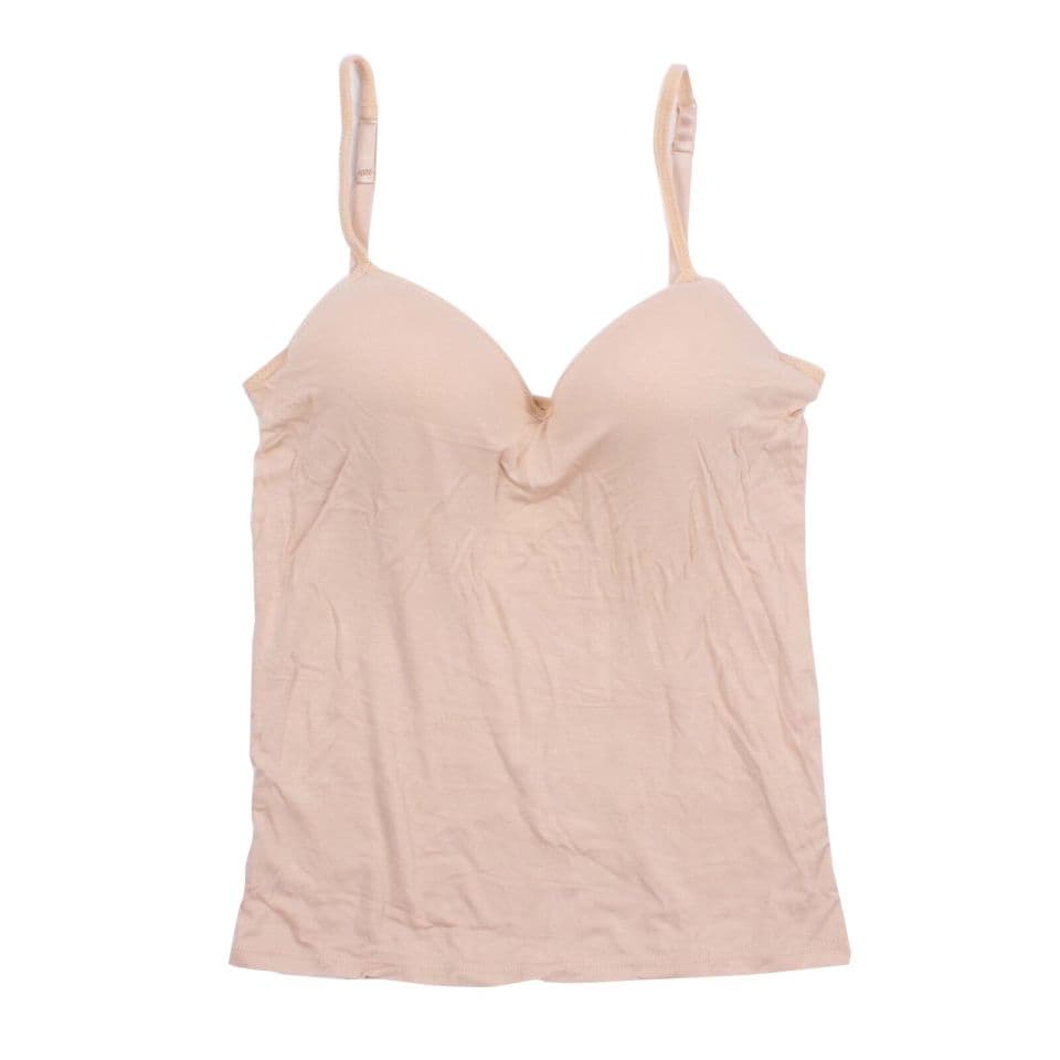 Women Wireless Seamless Bra Padded Bra  Spaghetti Strap V Neck Vest Cami Tank Tops Shirt Blouse