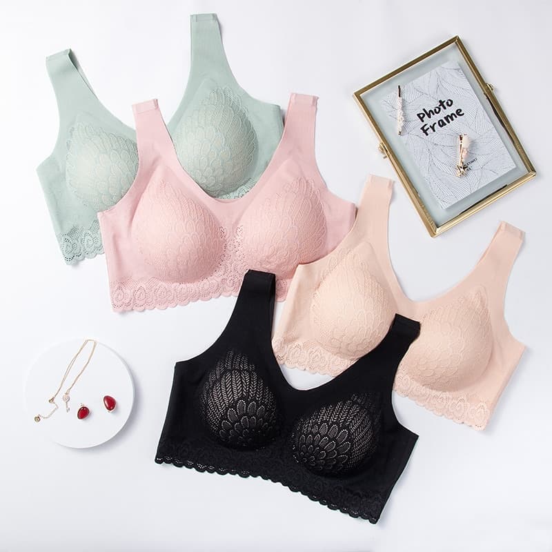 Latex Seamless Bra