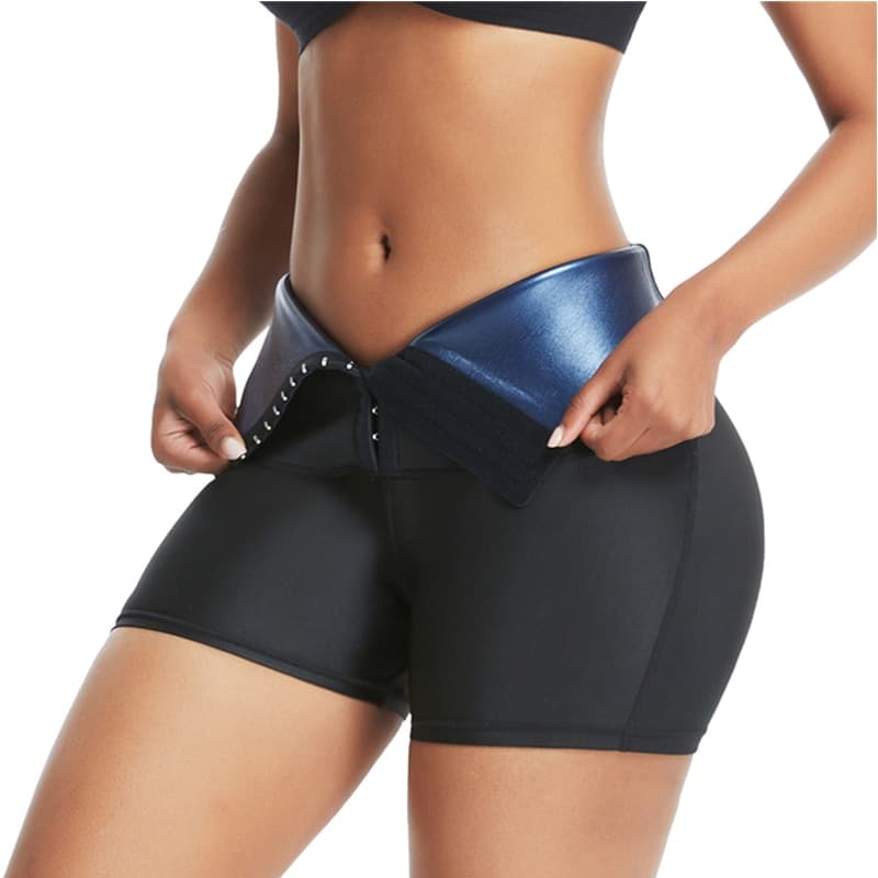 Sweat Pant Body Shaper Weight Loss Slimming Pants Waist Trainer Shapewear Tummy Hot Sweat Leggings Fitness Workout