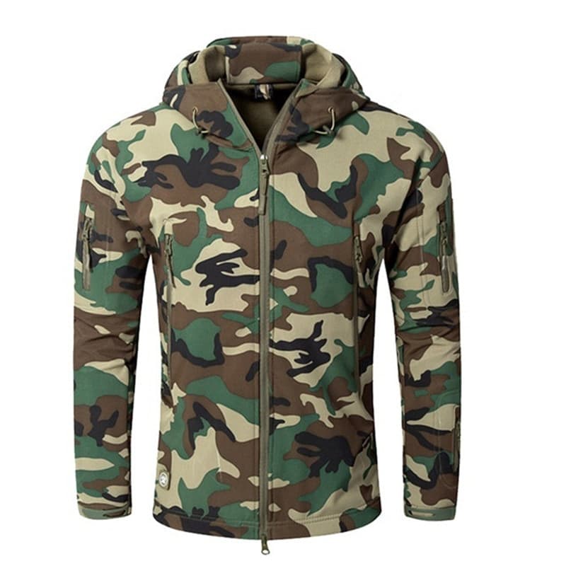 Shark Soft Shell Military Tactical Jacket Men Waterproof Warm Windbreaker US Army Clothing Winter Big Size Men Camouflage Jacket – view 2