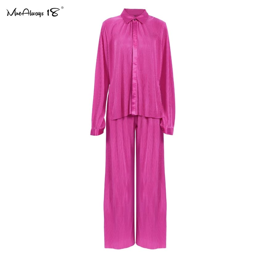 Beige Pleated Wide Leg Pants Women Pants Fashion Casual Loose Trousers Office Lady Elegant Long Palazzo Pants