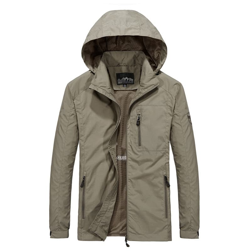 Waterproof Military Windbreaker Jackets Hooded Water Proof Wind Breaker Casual Coat Male Clothing Autumn Jackets Men – view 3