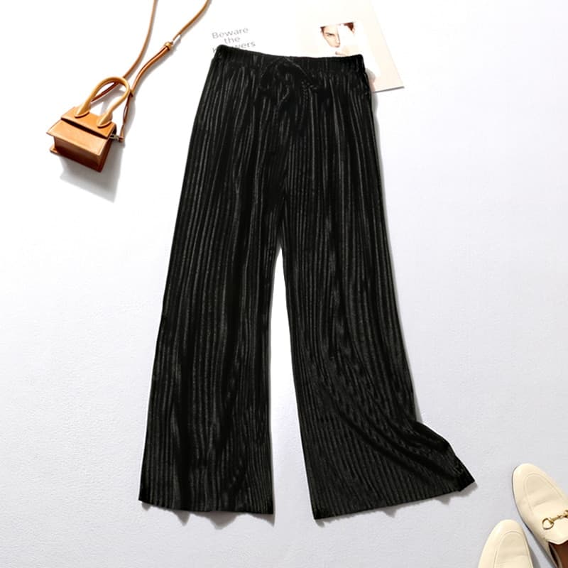 Women Straight Long Pants pantalon pour femme pants loose thin high waist women broad legged pants sweatpants stacked leggings