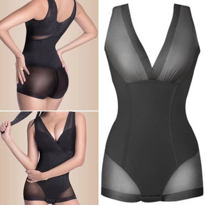 Slimming Burn Fat Brief Shapewear Tummy Slim Bodysuit Full Body Shaper Slimming Underwear Vest Bodysuits Jumpsuit L-X
