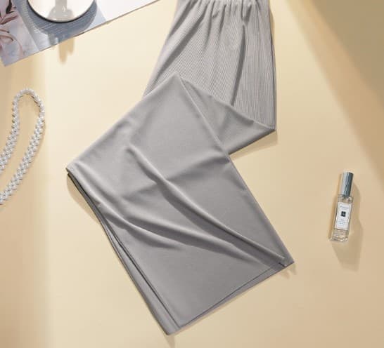 Women Straight Long Pants pantalon pour femme pants loose thin high waist women broad legged pants sweatpants stacked leggings
