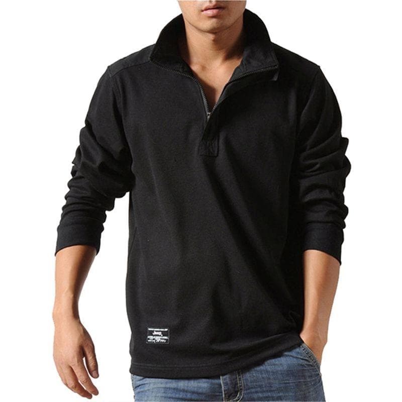 Men Casual Autumn Shirt Loose Long Sleeved Tactical Shirts Military Big Size Business Leisure Men Polo Shirt