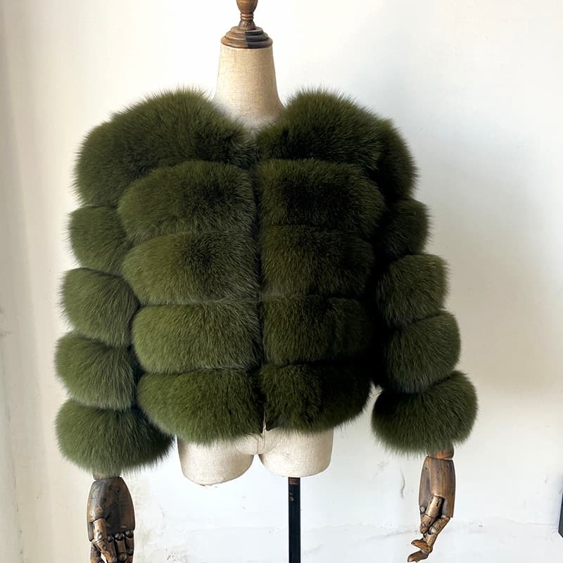 New Women Winter Warm Jacket Coat Natural Fox Fur Coat Real Fox Fur Jacket Winter Thick Warm Jackets Vest Custom Made xxxxxl