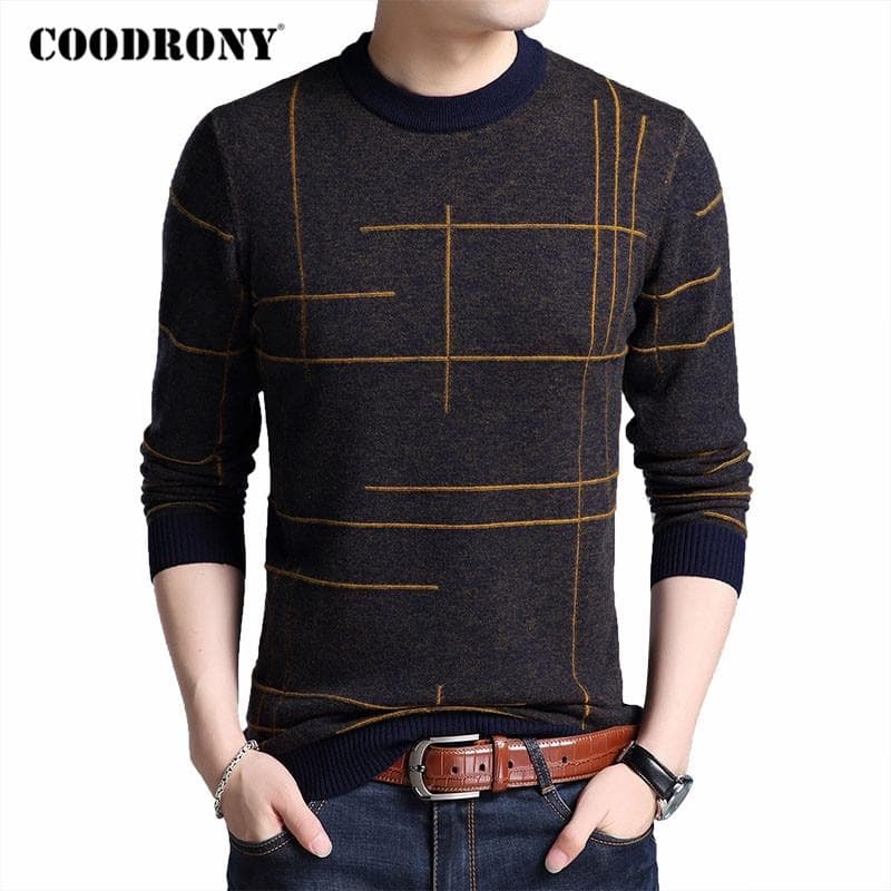 Men Spring Autumn O Neck Sweater