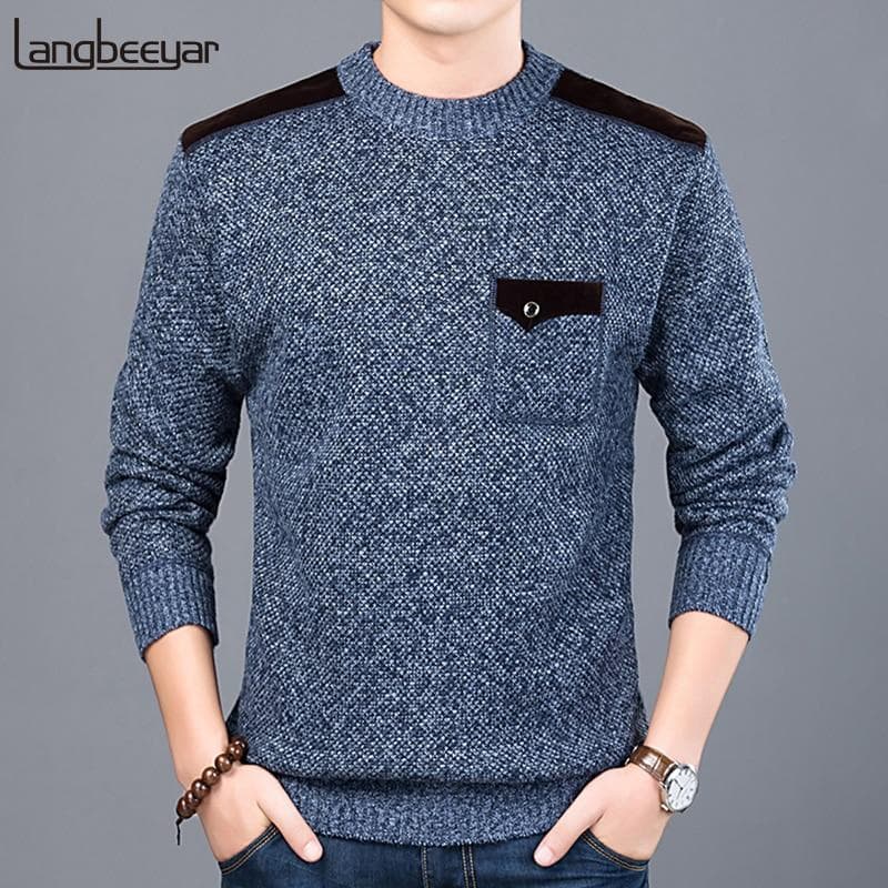 Men Pullovers Slim Fit Sweater