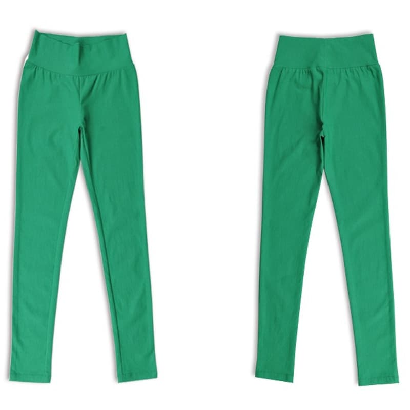 New Women High Waist Pants Woman Leggings White Black Stretch Trousers for Women Spring Pencil Pants Female Big Size