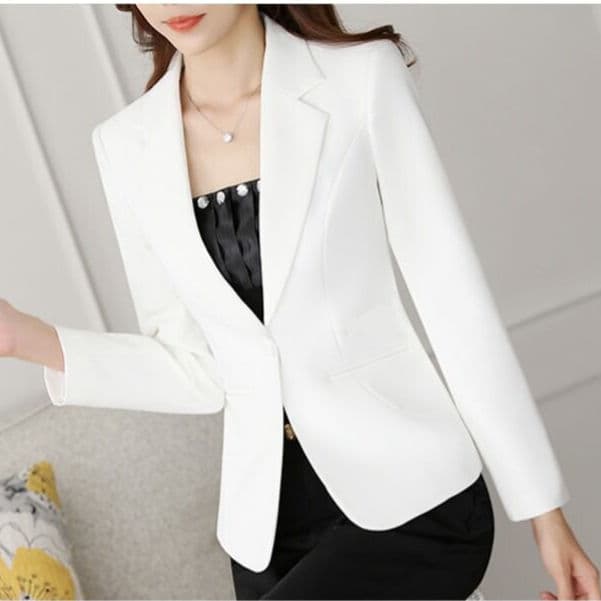 New Suit female Spring And Autumn Style Korean Fashion Self Cultivation Casual Ladies Regular Single Breasted