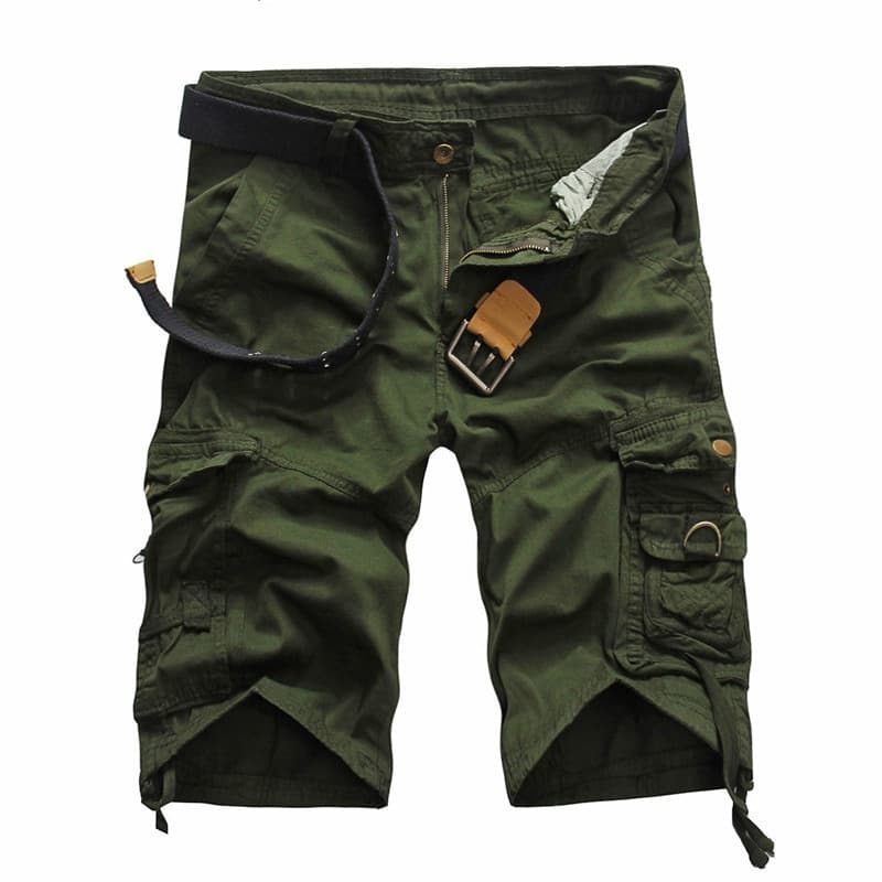 New Cargo Shorts Men Cool Camouflage Summer Hot Sale Cotton Casual Men Short Pants Brand Clothing Comfortable Camo Men Cargo Shorts