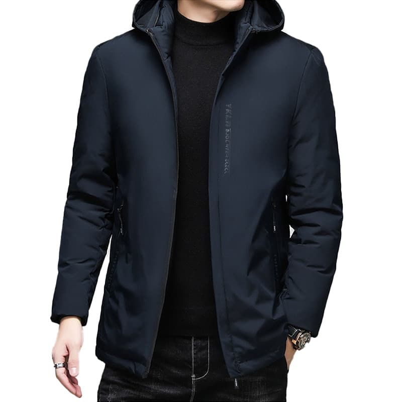 New Men Winter Warm Thick Parkas Plus Size Cotton Detachable Hat Jacket Men 5XL Outwear Pocket Men 5XL Classic Coat