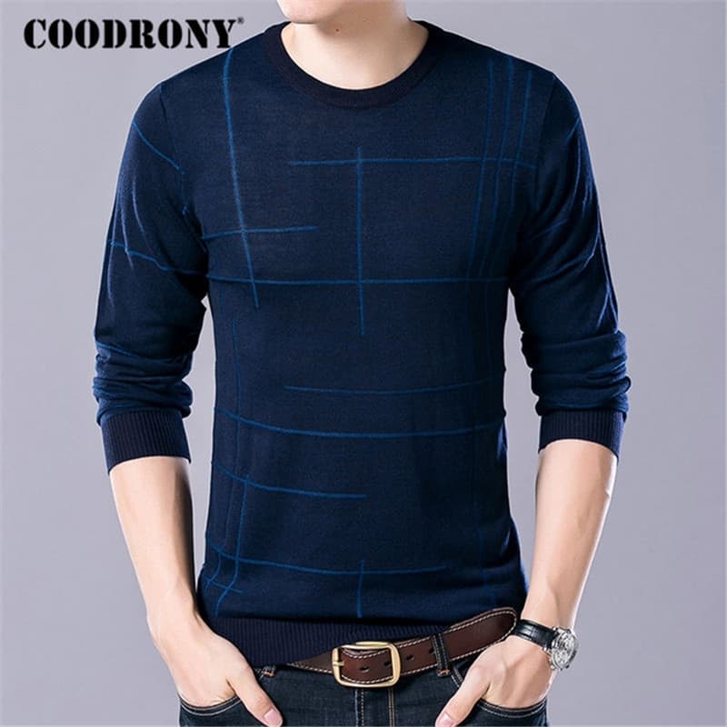 New Soft Cashmere Sweaters O-Neck Wool Pullovers 2020 Autumn Winter Warm Sweater Men Brand Clothing Plus Size Pull Homme