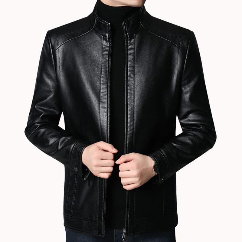 New Streetwear Casual Blazer Jackets Man Outerwear Men Leather Suit Jacket Men Slim Fit Coats Spring Autumn Wear