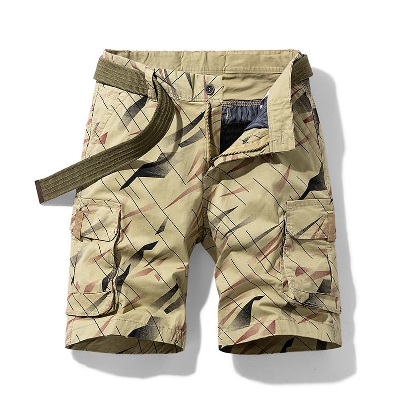 New Cargo Shorts Men Cool Camouflage Summer Hot Sale Cotton Casual Men Short Pants Brand Clothing Comfortable Camo Men Cargo Shorts