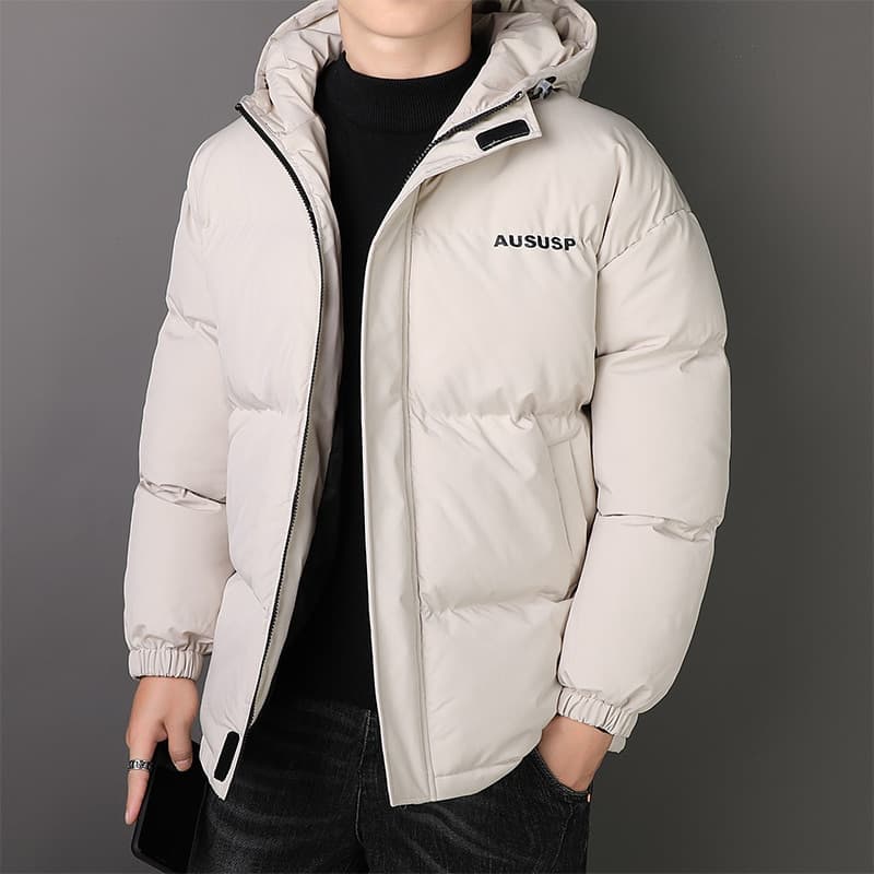 New Men White Duck Down Jacket Warm Hooded Thick Puffer Jacket Coat Male Casual High Quality Overcoat Thermal Winter Parka Men 5XL