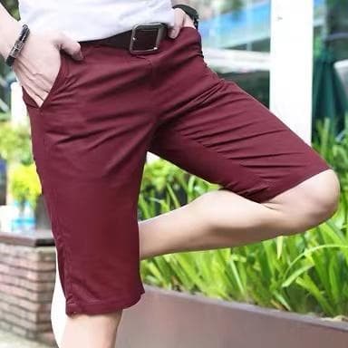 New Summer Cotton Solid Shorts Male High Quality Casual Business Social Bermuda Men Shorts Hombre Half Pants