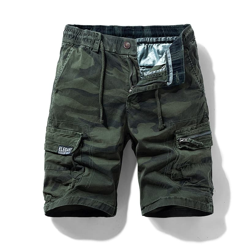New Summer Men Cotton Cargo Camouflage Shorts Men Clothing Casual Breach Bermuda Beach Jogger Shorts