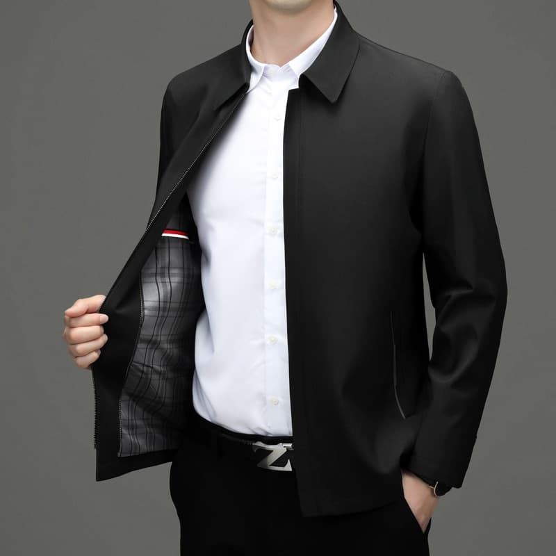 New Men Jackets Spring Autumn Casual Zip Coats Bomber Jacket Slim Fashion Male Outwear Mens Brand Clothing