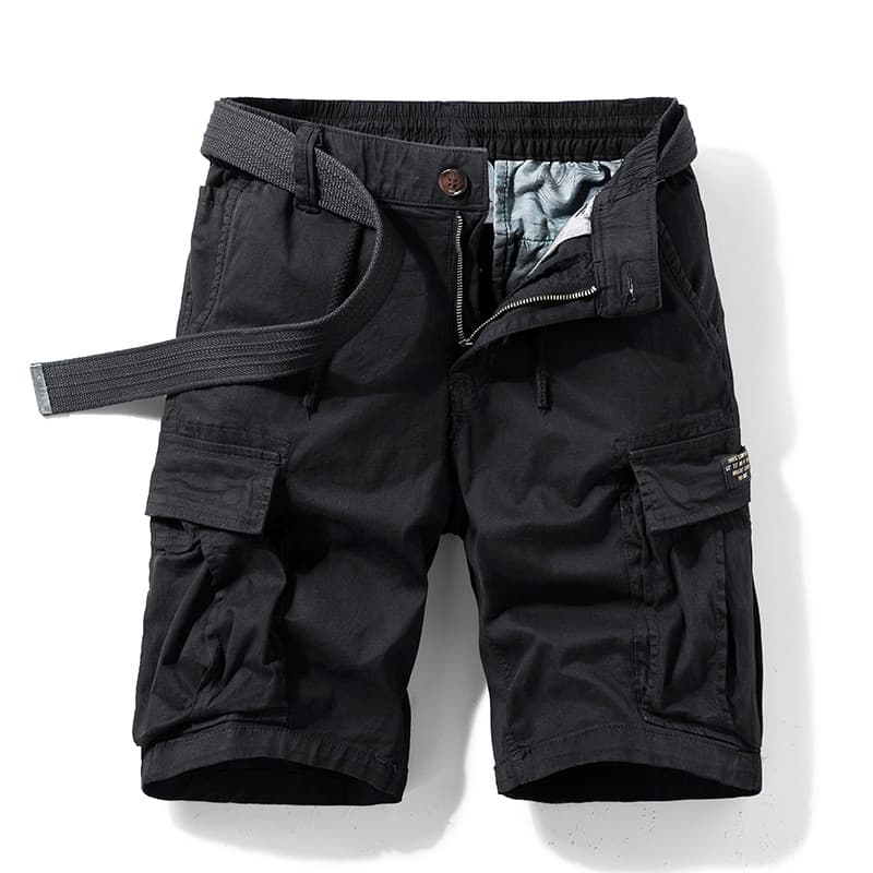 New Mens Summer Cotton Army Tactical Cargo Shorts Fashion Khaki Multi Pocket Casual Short Pants Loose Military Shorts Men