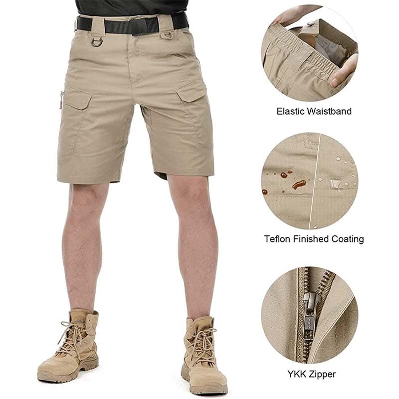 New Tactical Shorts Men Military Outdoor Waterproof Wear Resistant Cargo Shorts Male Summer Quick Dry Multi Pocket Short Pants 6XL