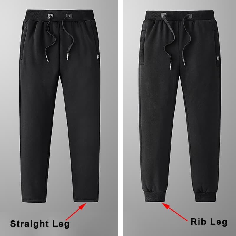 New Winter Thick Warm Fleece Sweatpants Men Joggers Sportswear Black Grey Casual Track Pants Plus Size 6XL 7XL 8XL