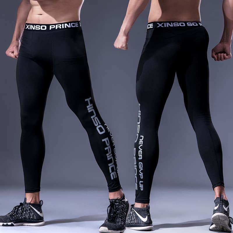 New Men Tight Gym Compression Pants Quick Dry Fit Sportswear Running Tights Men Legging Fitness Training Sexy Sport Gym Leggings