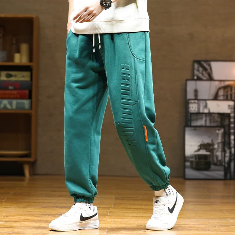 New Men Sweatpants Baggy Joggers Fashion Letter Hip Hop Streetwear Harem Pant Men Casual Cotton Loose Trousers 8XL