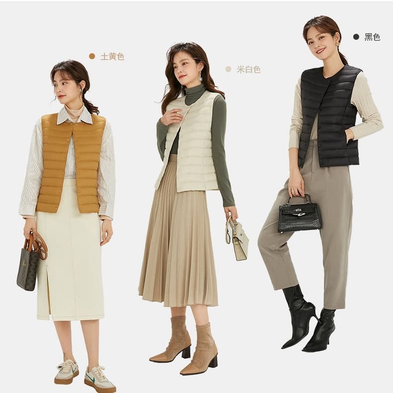 New Bang 90% Matt Fabric Women Warm Vests Ultra Light Down Vest Women Two Ways Waistcoat Portable Warm Sleeveless Winter Liner