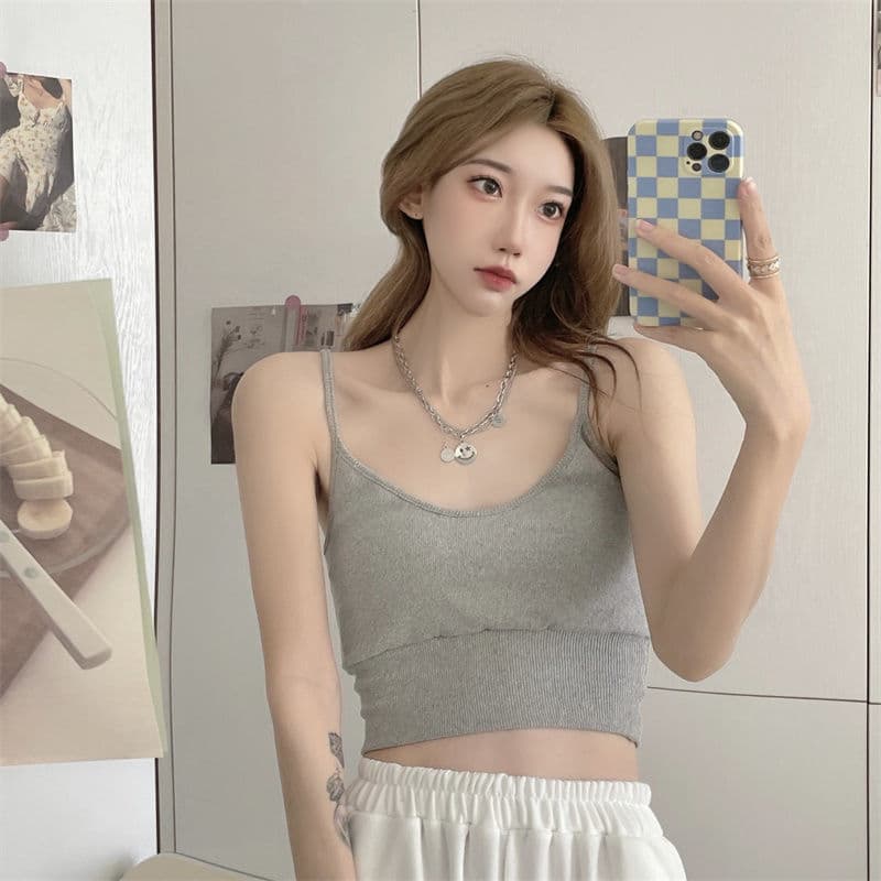 New Autumn Two Piece Suit Hoodies Women Korean Loose Bat Sleeve Tops Fashion Popular Crop Sweatshirts+Camis Female