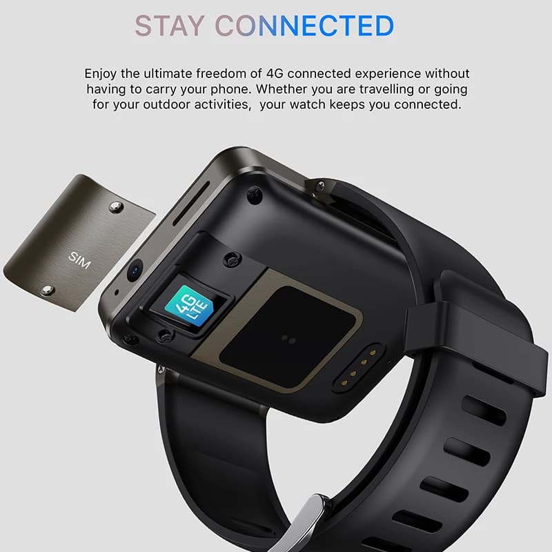 Newest Smart Watch 3GB 32GB Bluetooth Smart clock 5MP Camera 2080mAh 2.41 inch 4G  Face recognition unlock GPS WiFi smart watches