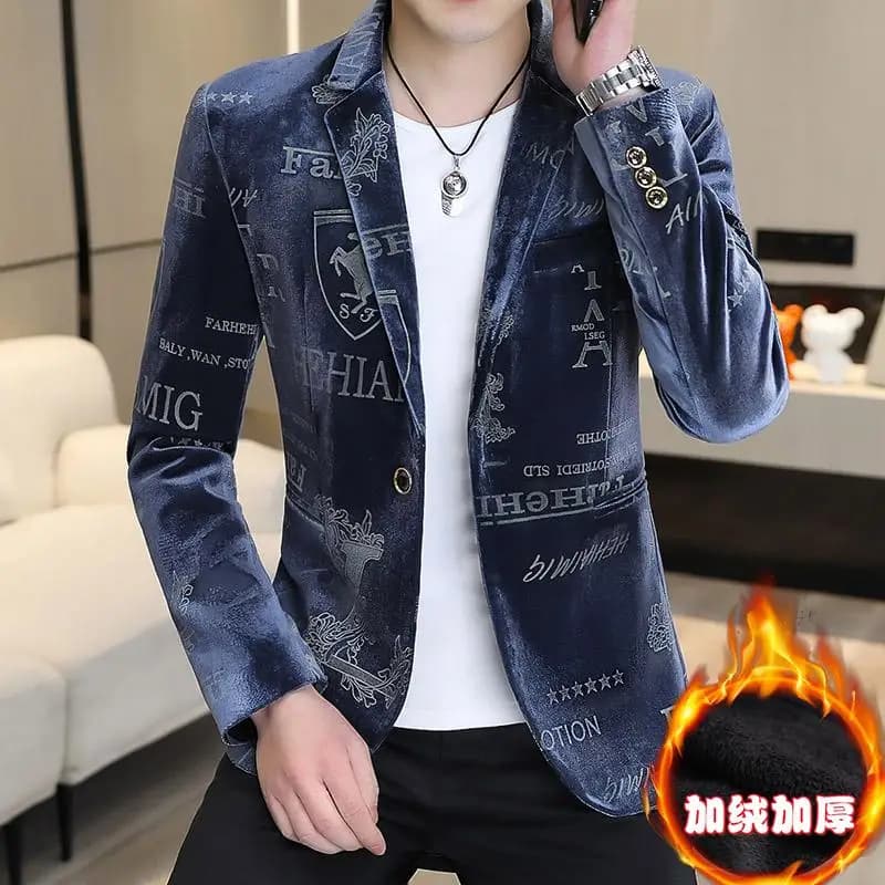 Autumn Winter Thickened Canaries Horse Runner Man Thickened Individual Coat
