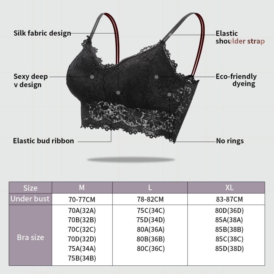 Lace Bra Top Women Push up Bra Lingerie Bra Wireless Plus Size Bralette Strapless Wrapped Chest Underwear Femme Crop Tank 2020