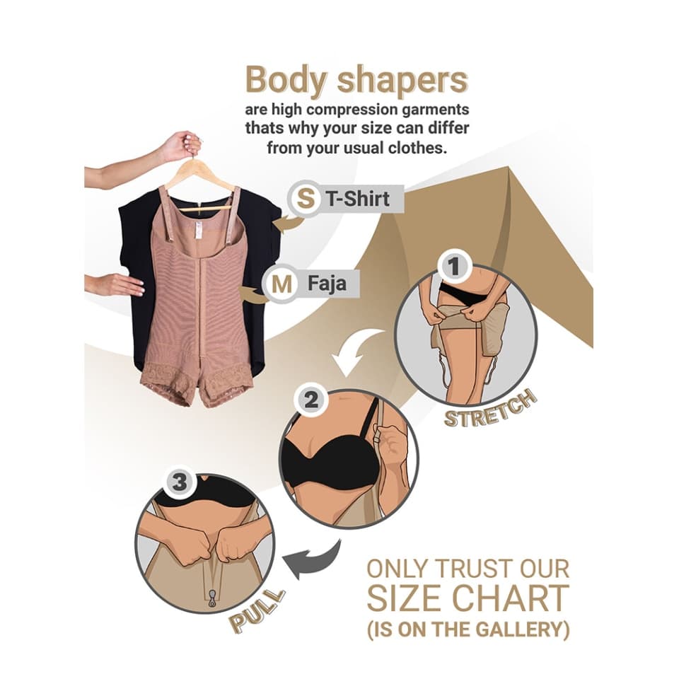 Women High Compression Short Girdle Shapeware With Brooches Bust For Daily And Post-Surgical Use Slimming Sheath Belly Women
