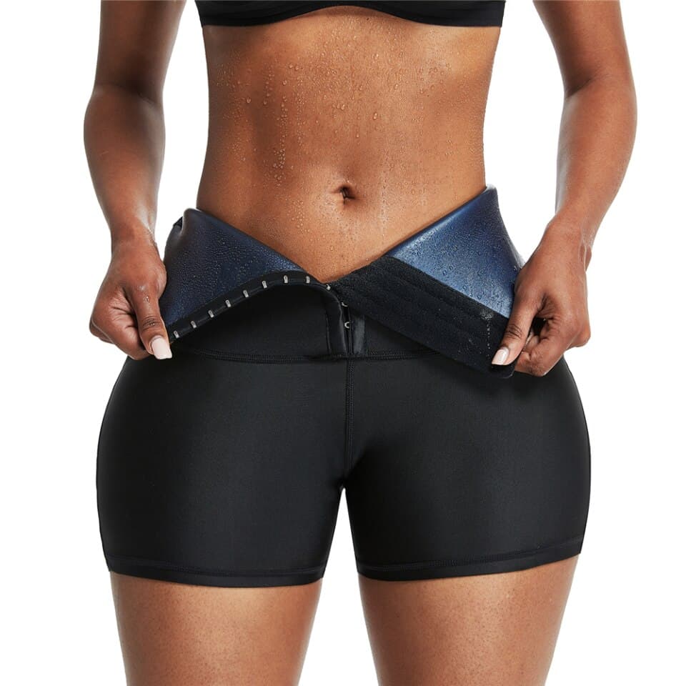 Sweat Pant Body Shaper Weight Loss Slimming Pants Waist Trainer Shapewear Tummy Hot Sweat Leggings Fitness Workout