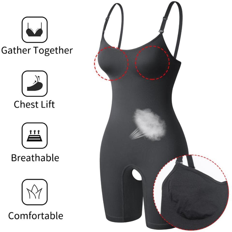 Women Full Body Shapewear Bodysuit Shaper Tummy Control Slimming Sheath Butt Lifter Push Up Thigh Slimmer Abdomen Shapers Corset