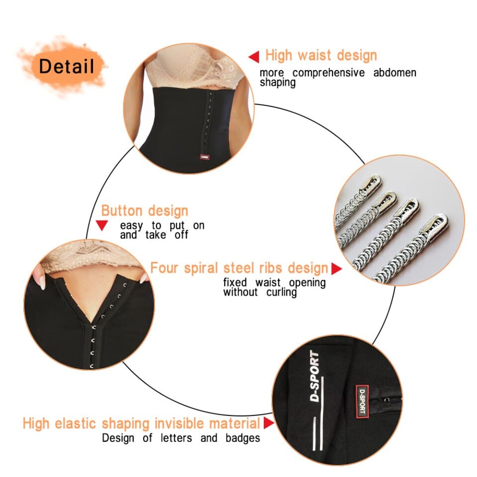Spandex Shapewear for Women Tummy Control Panties Hight Waist Body Shaper Underwear Adjustable Waist Cincher Brief
