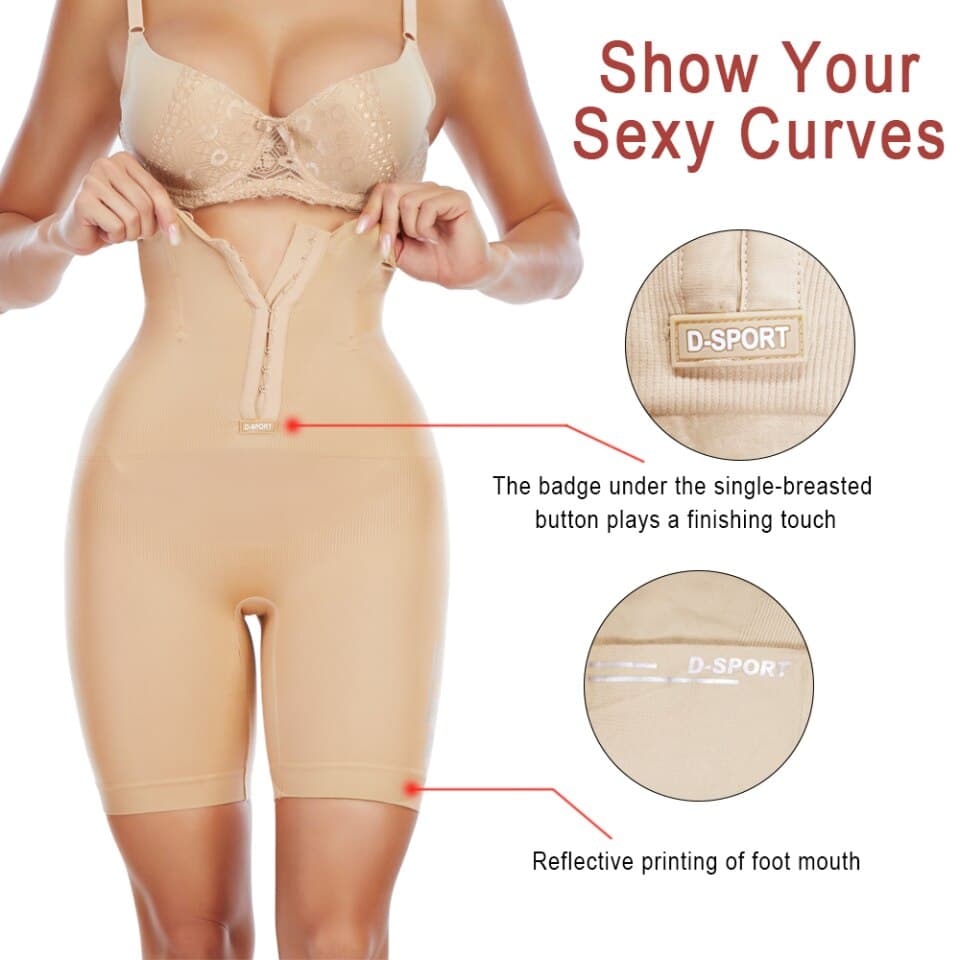 Spandex Shapewear for Women Tummy Control Panties Hight Waist Body Shaper Underwear Adjustable Waist Cincher Brief