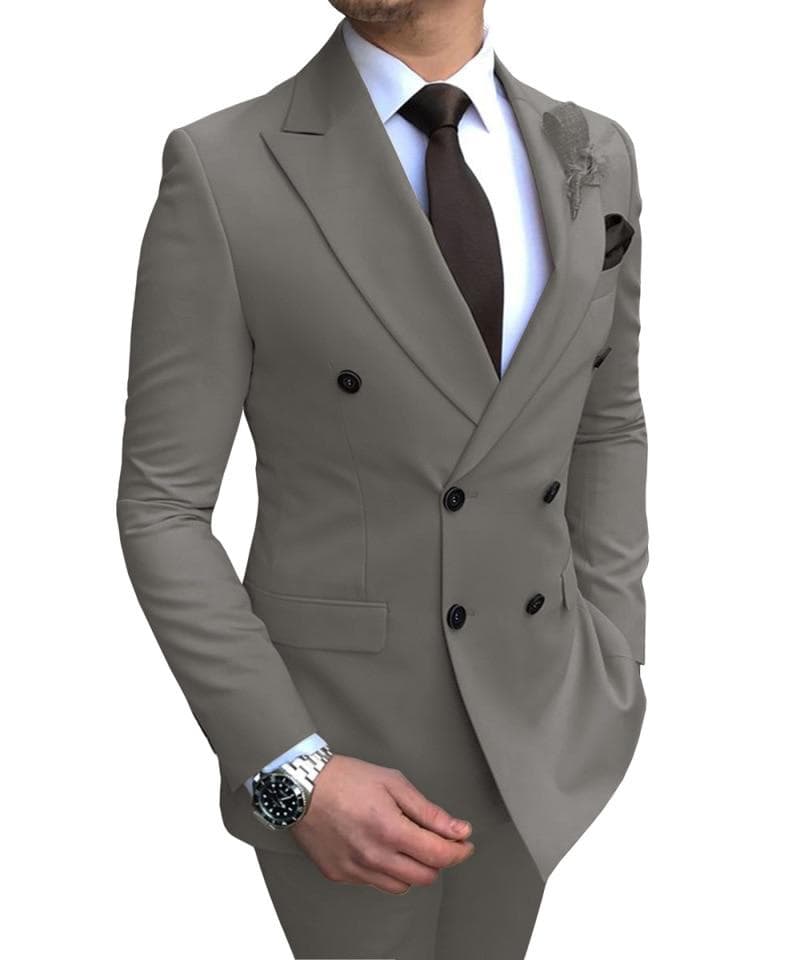 Men Slim Fit Casual Dress Suit – view 2