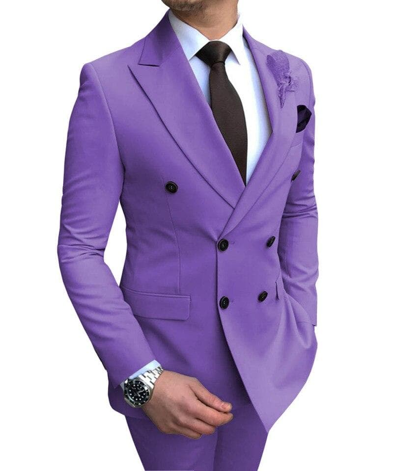 Men Slim Fit Casual Dress Suit – view 4