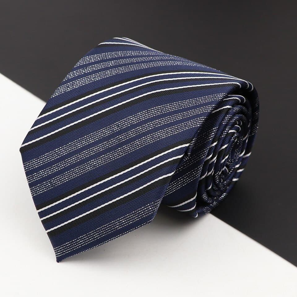 New Men Classic Luxury Tie 8cm Striped Paisley Plaid All Match Jacquard Necktie For Business Wedding Prom Daily Wear Accessory