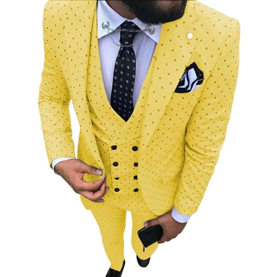 Men Wave point Three Pieces Dress Suits – view 2