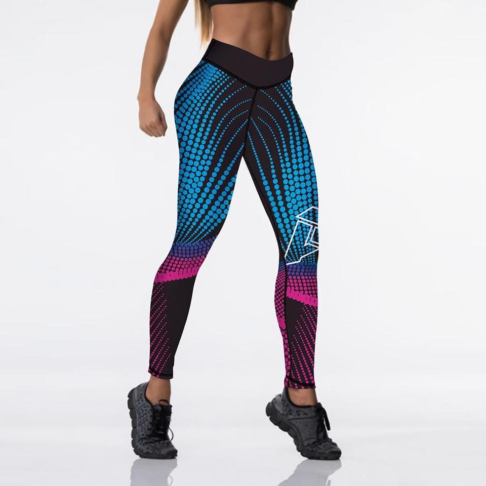 New Women Elastic Pant 12% spandex Sexy High Waist Elasticity Women Digital Printed Leggings Push Up Strength Pants