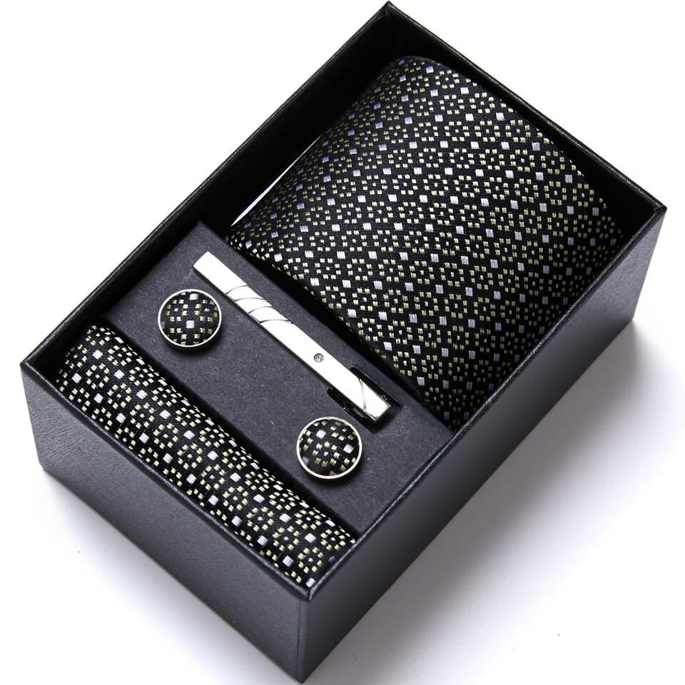 Men Luxury Wedding Tie Set